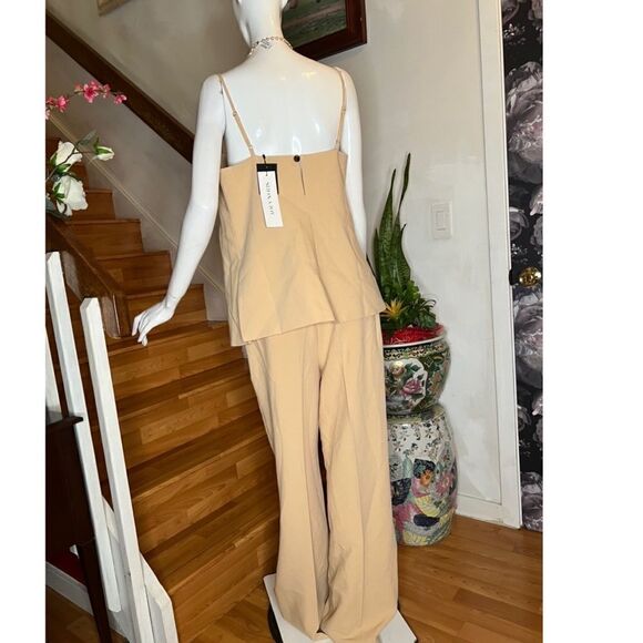 Shona Joy Ivy Tailored Strappy Top in Peanut Butter - Picture 8 of 10